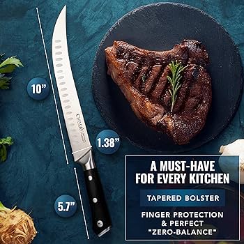 【BUTCHER PRODUCTS】BOATNECK 44 XL 美品 Amazon.com: Cutluxe Butcher Knife Set – Cimeter Breaking